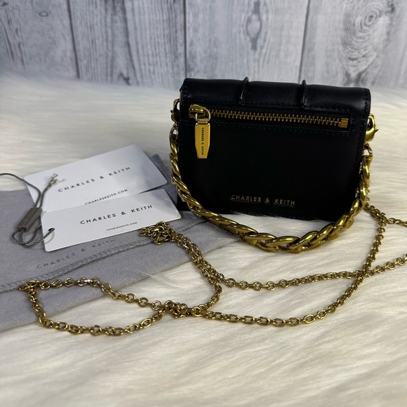 Charles & Keith Handbags - CHARLES and KEITH mini wallet on chain sling bag